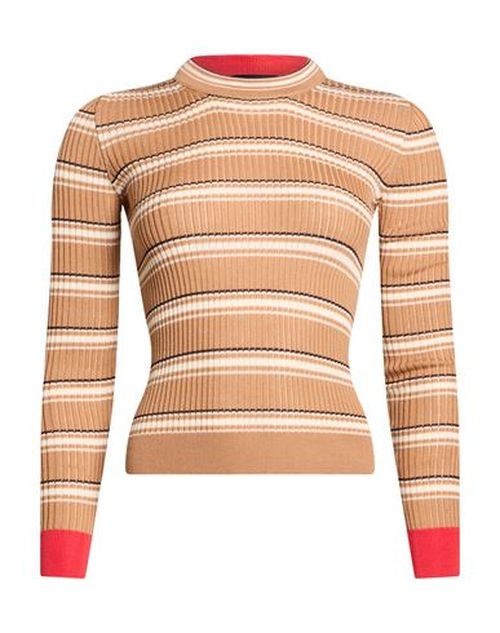 Woman Sweater Camel Size S Wool