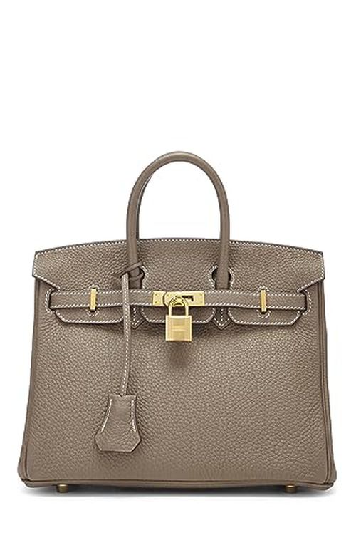 Hermès Pre-Loved Etoupe Togo Birkin 