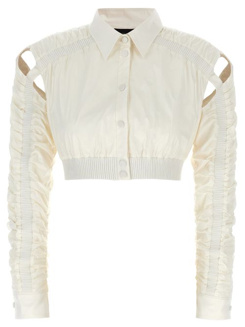 Cropped Cut-out Jacket