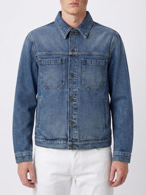 Jacket Men color Gnawed Blue