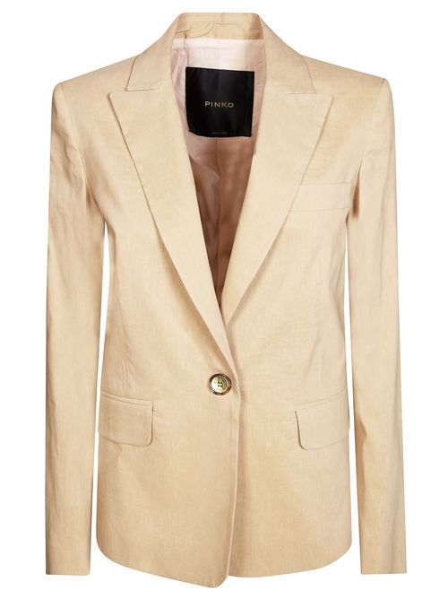 Jacket in linen blend - 36