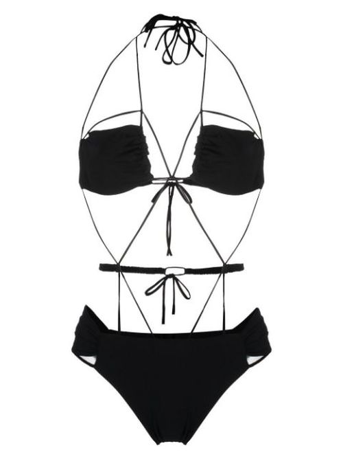 Multi-strap design swimsuit