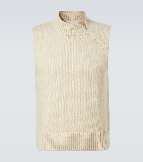 Wool and cashmere sweater vest