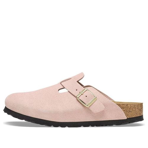 Boston Suede Leather Sandals 'Light Rose'