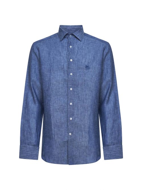 Linen Shirt — Blue