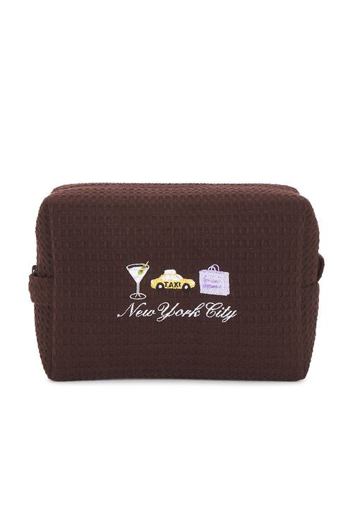 Abbode TASCHE WAFFLE POUCH in Schokolade - Chocolate. a