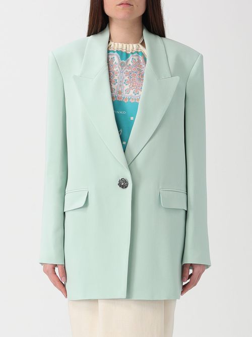 Blazer Woman color Green