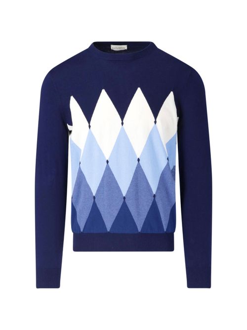 Men's Textured Crewneck Sweater