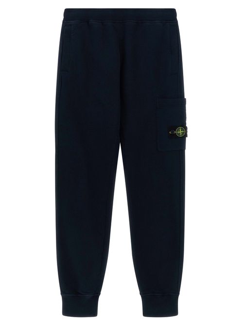 Badge Logo Cargo Joggers — Navy