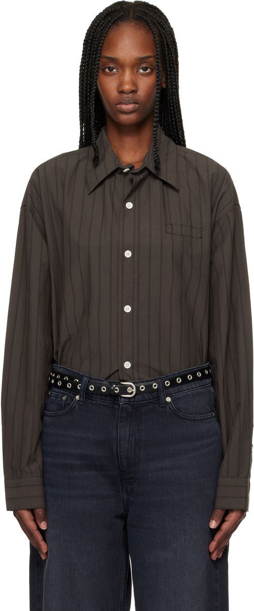 Brown Essay Shirt