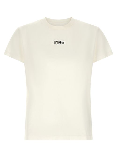 Logo-Patch Cotton T-shirt — white