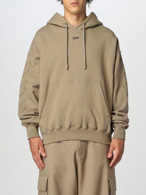 Sweatshirt Men color Beige