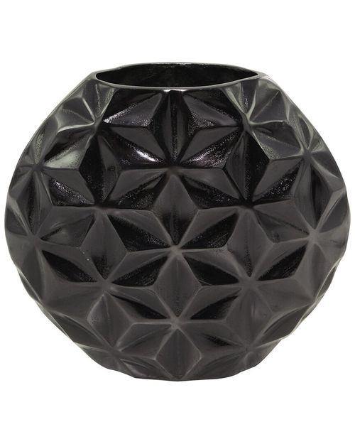 Geometric Aluminum Faceted Vase