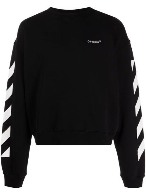 Diagonal Helvetica oversized sweatshirt