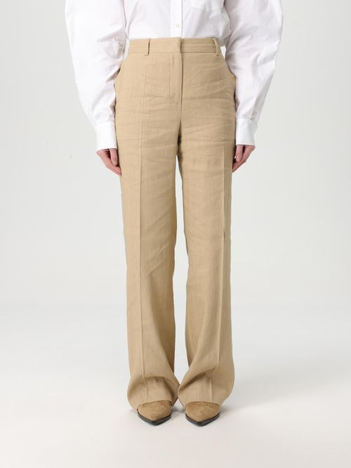 Pants Woman color Beige