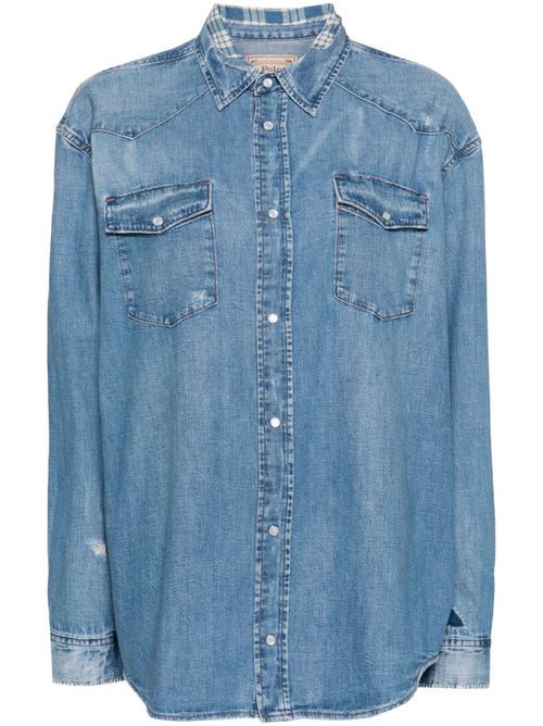 Distressed shirt - Blue