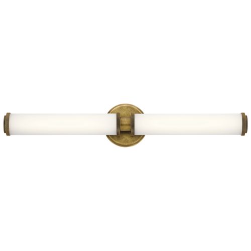 Indeco 27" 2-Light LED Bathroom Vanity Light in Natural Bra
