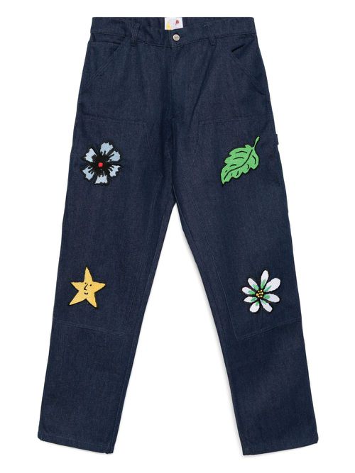 Sky High Farm embroidered jeans - Blue