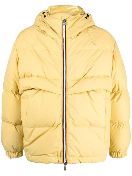 K-Way R&D padded zip up coat - Yellow