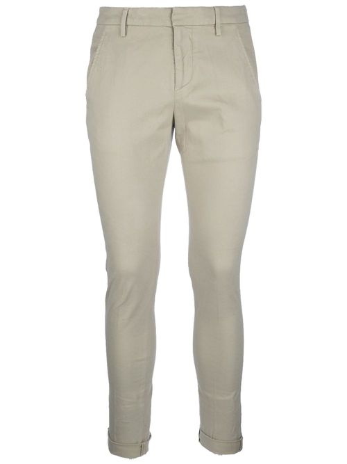 Logo-plaque trousers - Neutrals