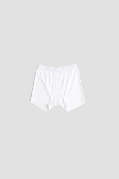 Cotton Jersey Boxer Briefs — White