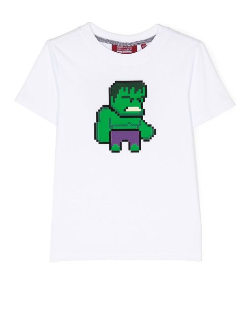 Mini Aargh cotton T-shirt - White