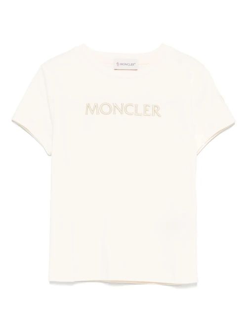 Embroidered Logo Cotton T-Shirt