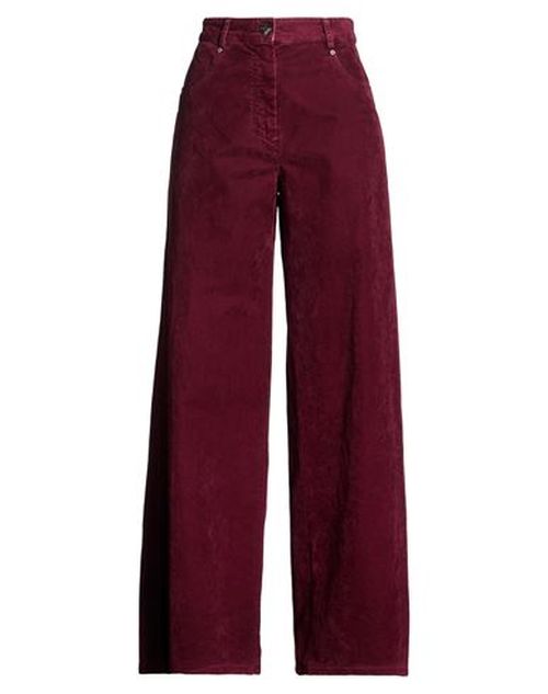 Forte_forte Woman Pants Burgundy Size 2 Cotton