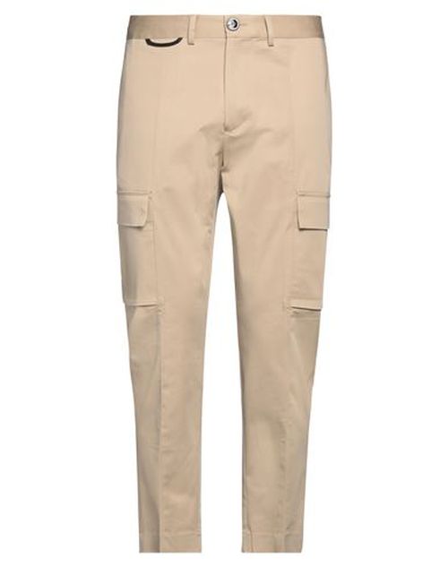 Man Pants Sand Size 34 Cotton, Elastane