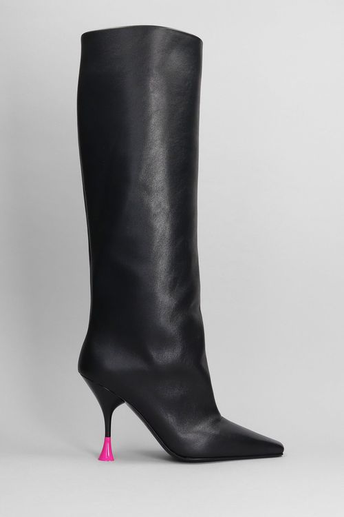 Agata 095 Boots In Black Leather