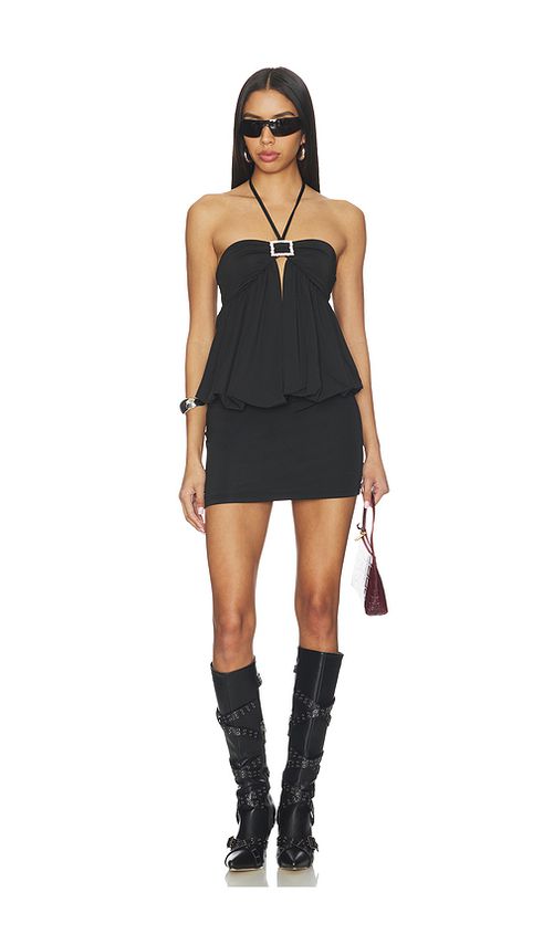 Superdown Kitura Mini Dress in Black. XS. Also in XXS, S, M