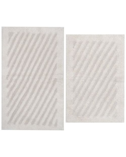 2Pc Shooting Star Cotton Bath Rug Set