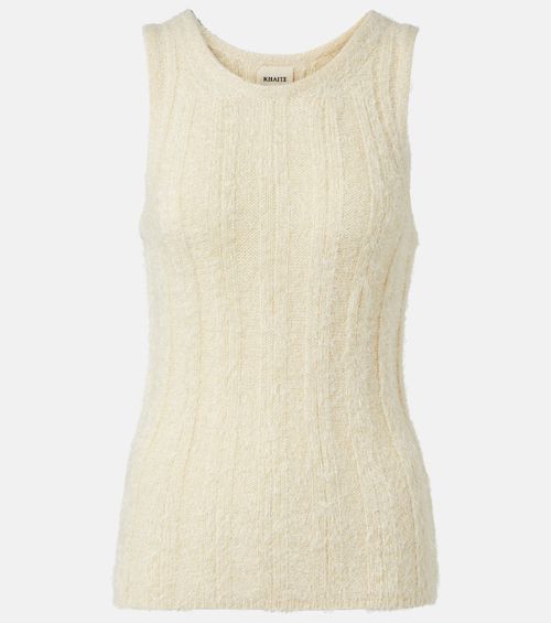 Lena silk and cashmere tank top