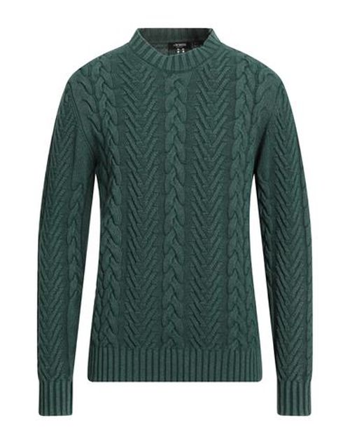 Man Sweater Green Size 44 Wool, Polyamide
