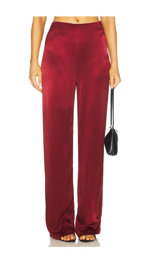 Bardot Devin Mid Rise Satin Pant in White. - 10 also , 2, 6