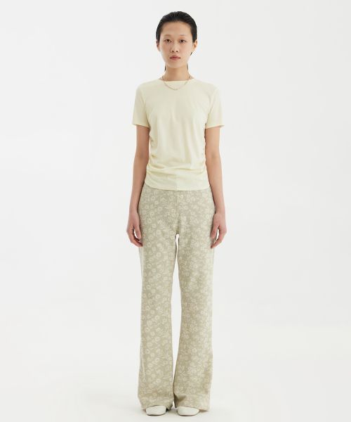 Shirring H/S T-Shirt
