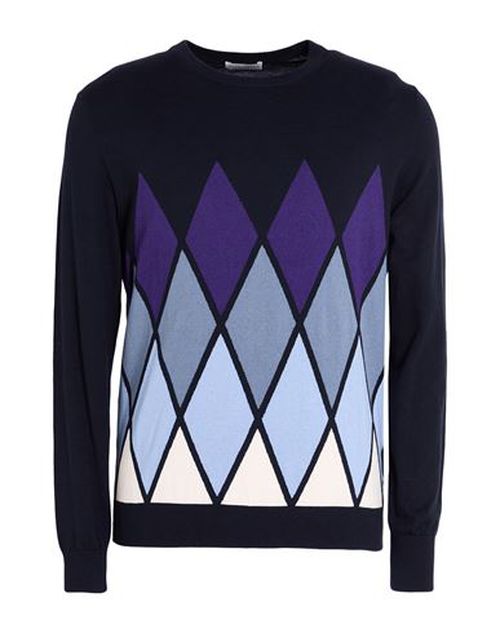 Man Sweater Charcoal Size L Wool, Polyamide