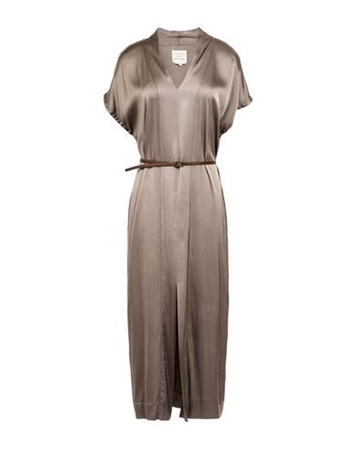Woman Midi dress Taupe Size 8 Viscose, Elastane