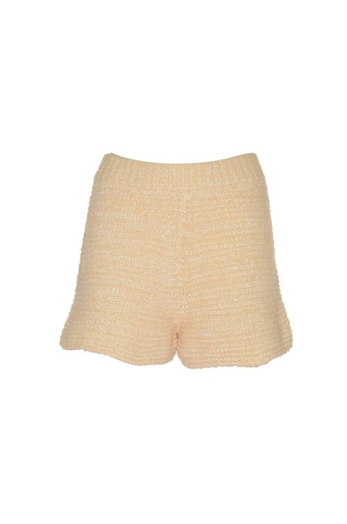 High-waist Knitted Shorts