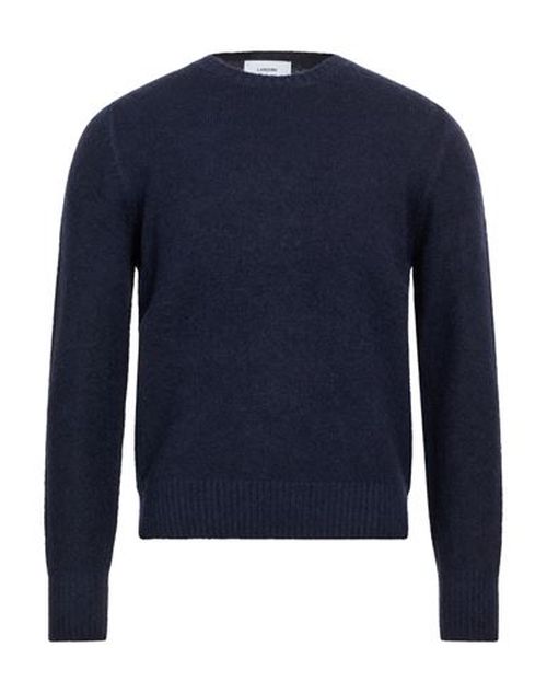 Man Sweater Navy Size XL Baby alpaca wool, Polyamide, Wool