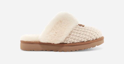 ® Women's Cozy Slipper Sheepskin Slippers in Grey/