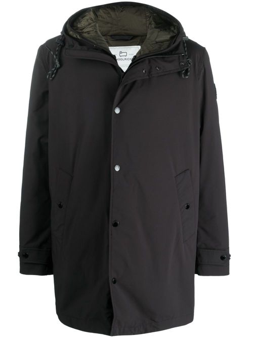 Padded reversible coat - Black