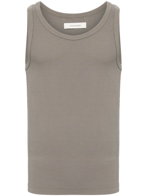 Cropped tank top - Grey