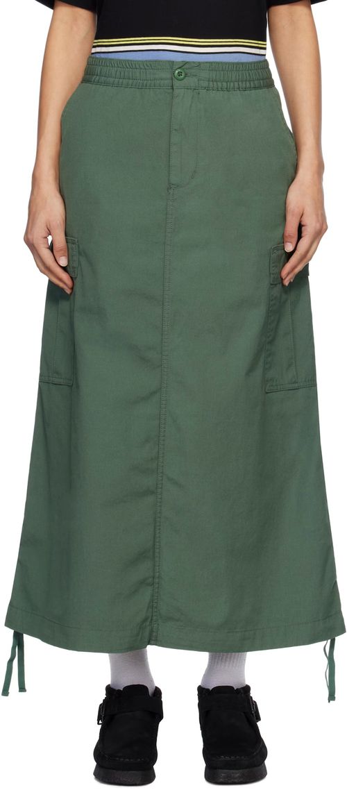 Work uniform long midi dress
