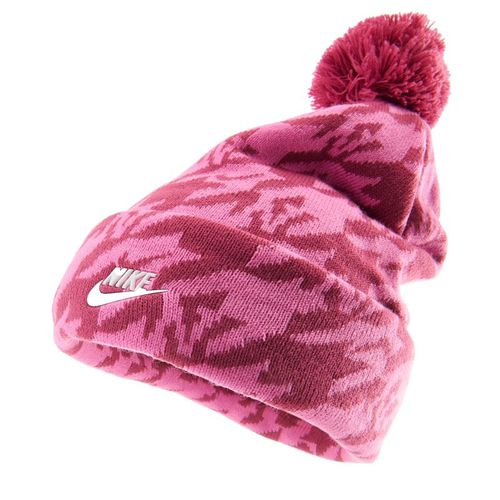 Kids' Print Peak Beanie Hat And Glove Set Shoes (Sweet Beet Pink)