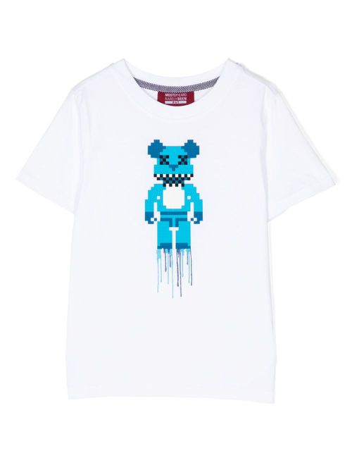 Mini Blue Bear T-shirt - White