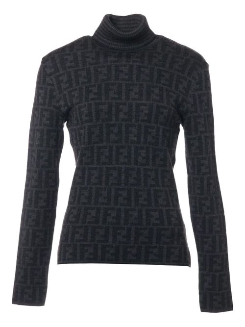 Fendi Pre-Owned 1980-1990 Zucca knitted top - Grey