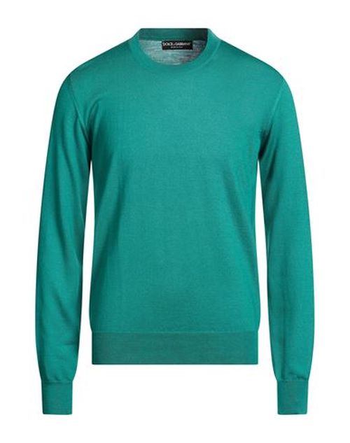 Man Sweater Green Size 38 Virgin Wool