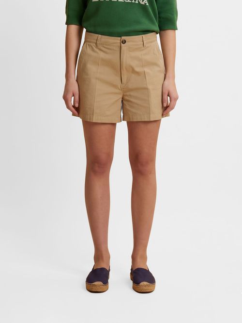 Shorts Woman color Beige