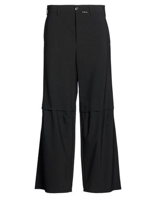 Man Pants Black Size 30 Polyester, Virgin Wool, Elastane